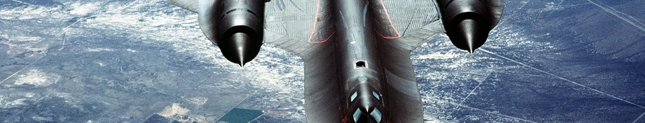 Sr 71 Blackbird Flying Clouds