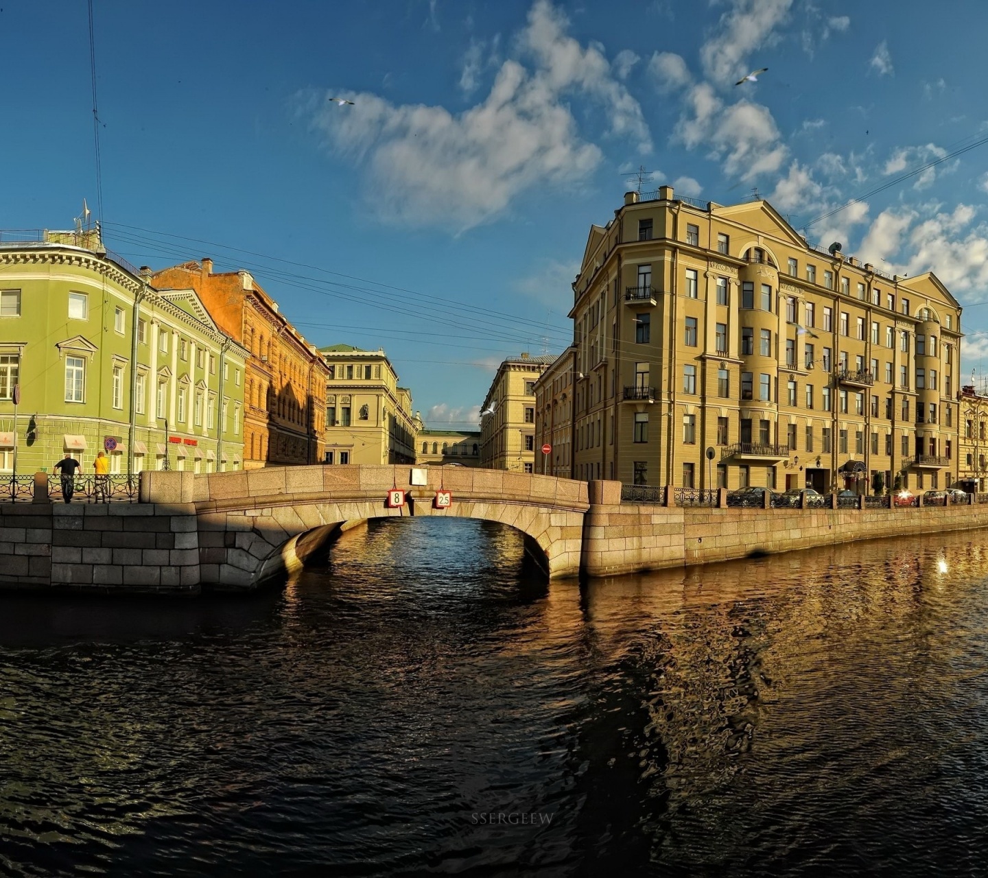 St Petersburg Russia Building River Neva River City Landscape