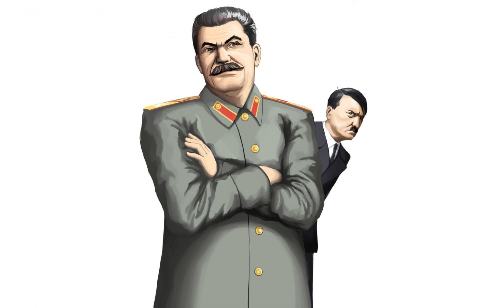 Stalin Parody Adolf Hitler