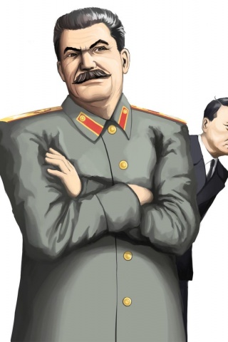 Stalin Parody Adolf Hitler