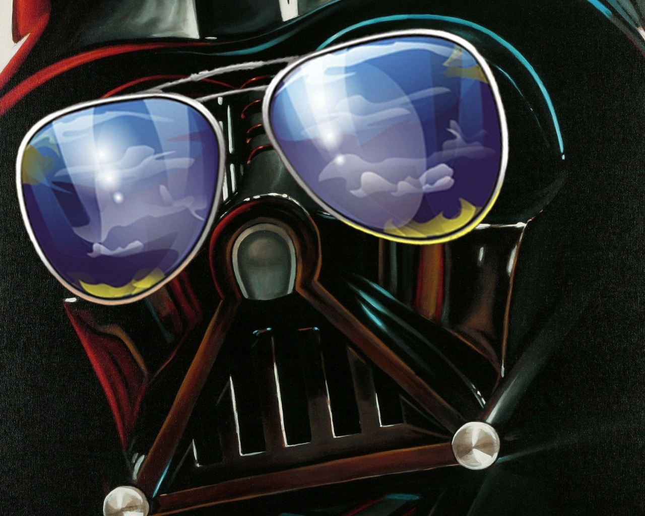 Star Wars Darth Vader Funny Sunglasses Glamour Faces