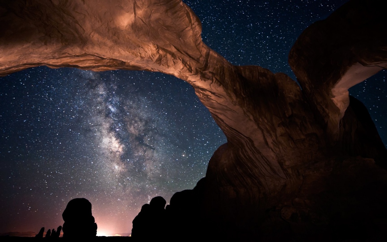 Stars Skyscapes Desert