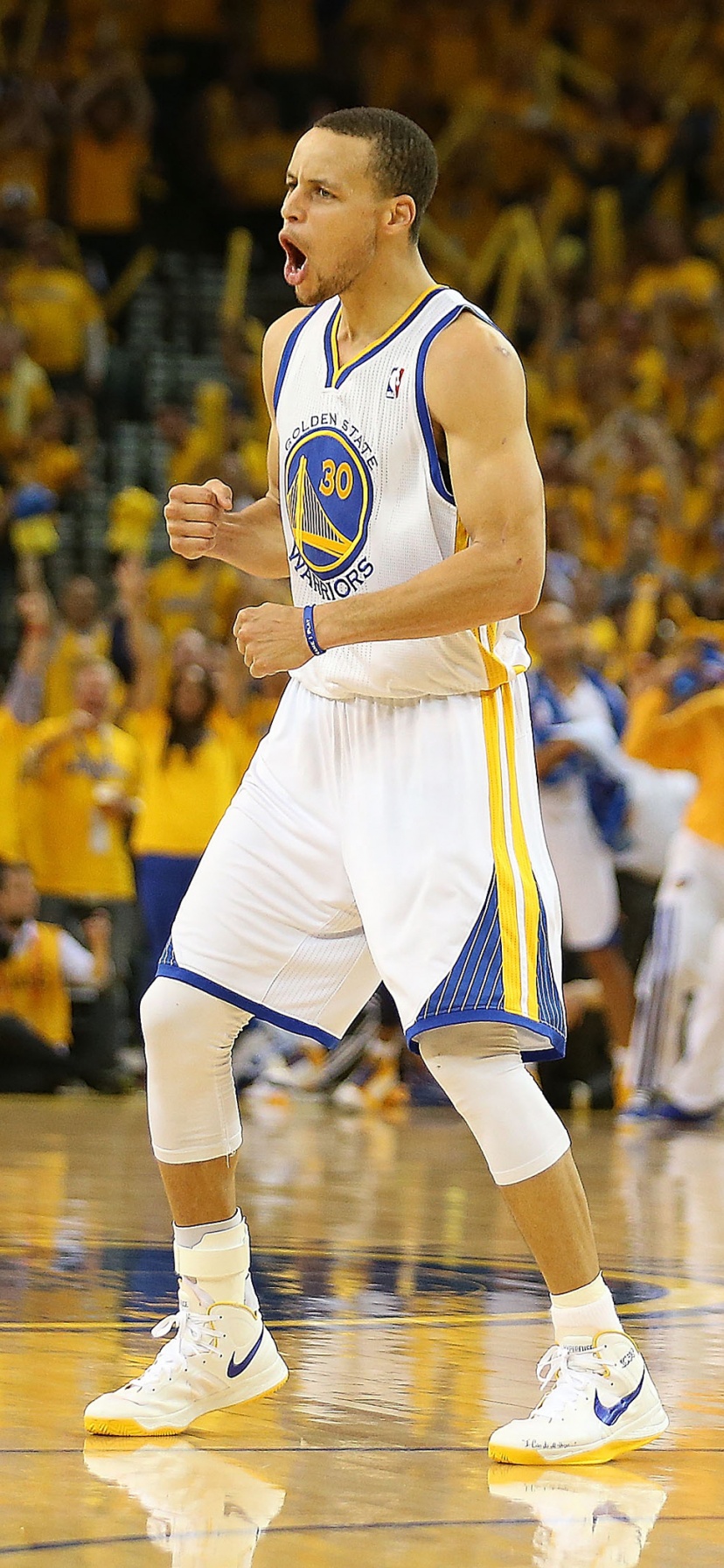 Stephen Curry Celebrates Victory