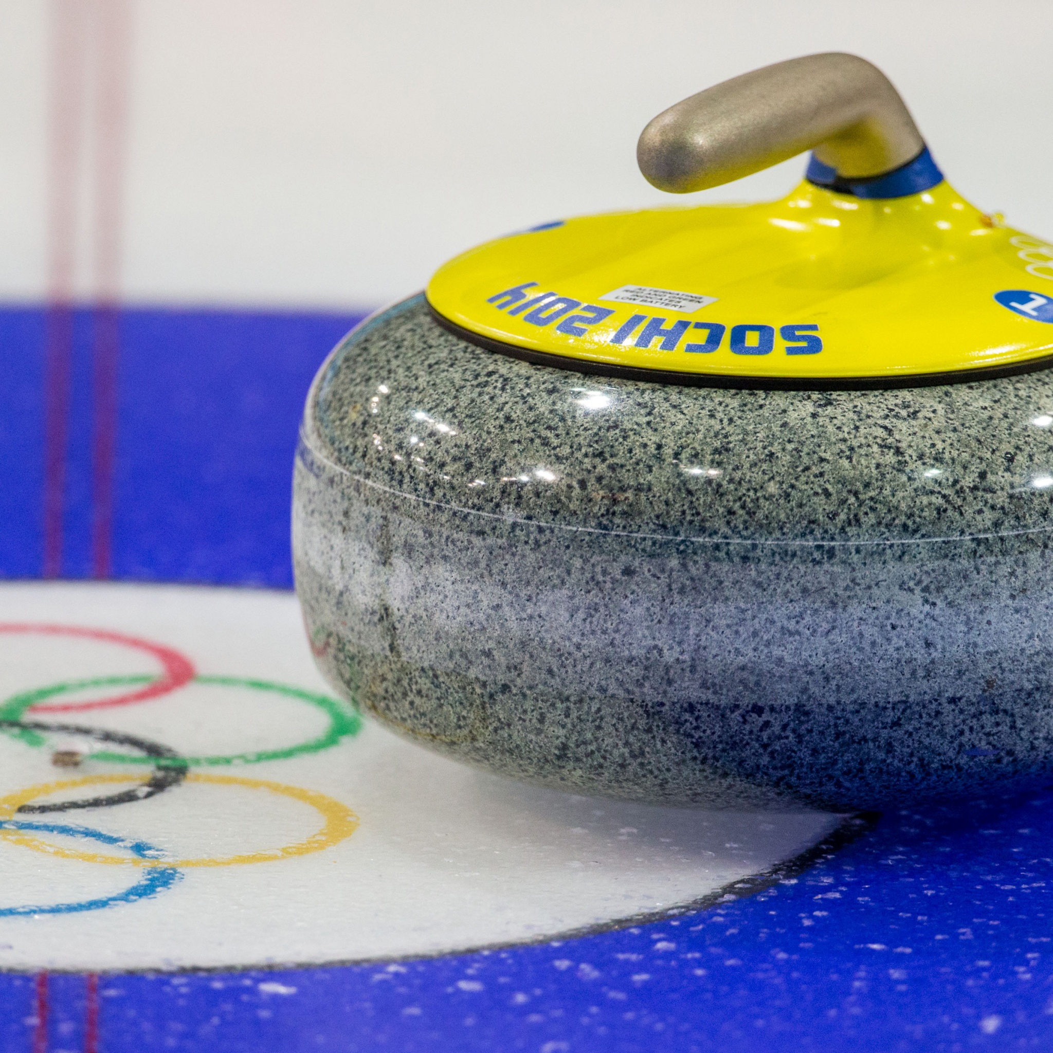 Stone For Curling At The Olympics In Sochi