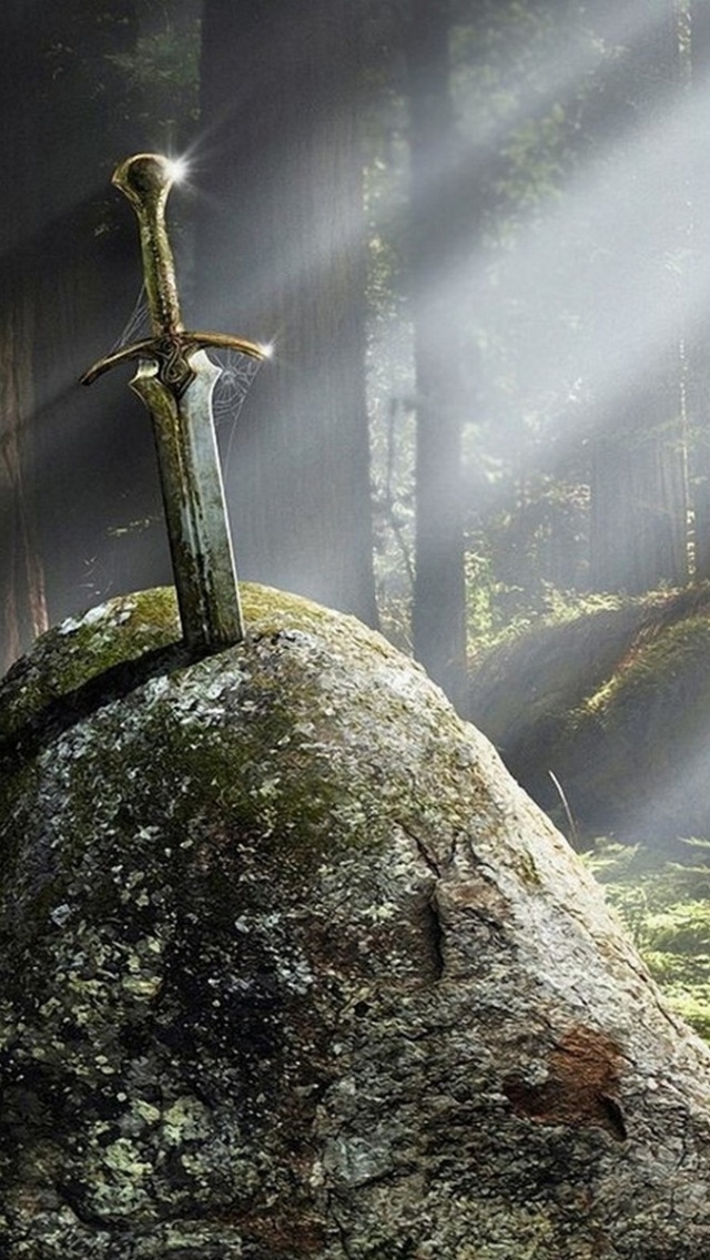 Stones Excalibur Fantasy Art Artwork Swords