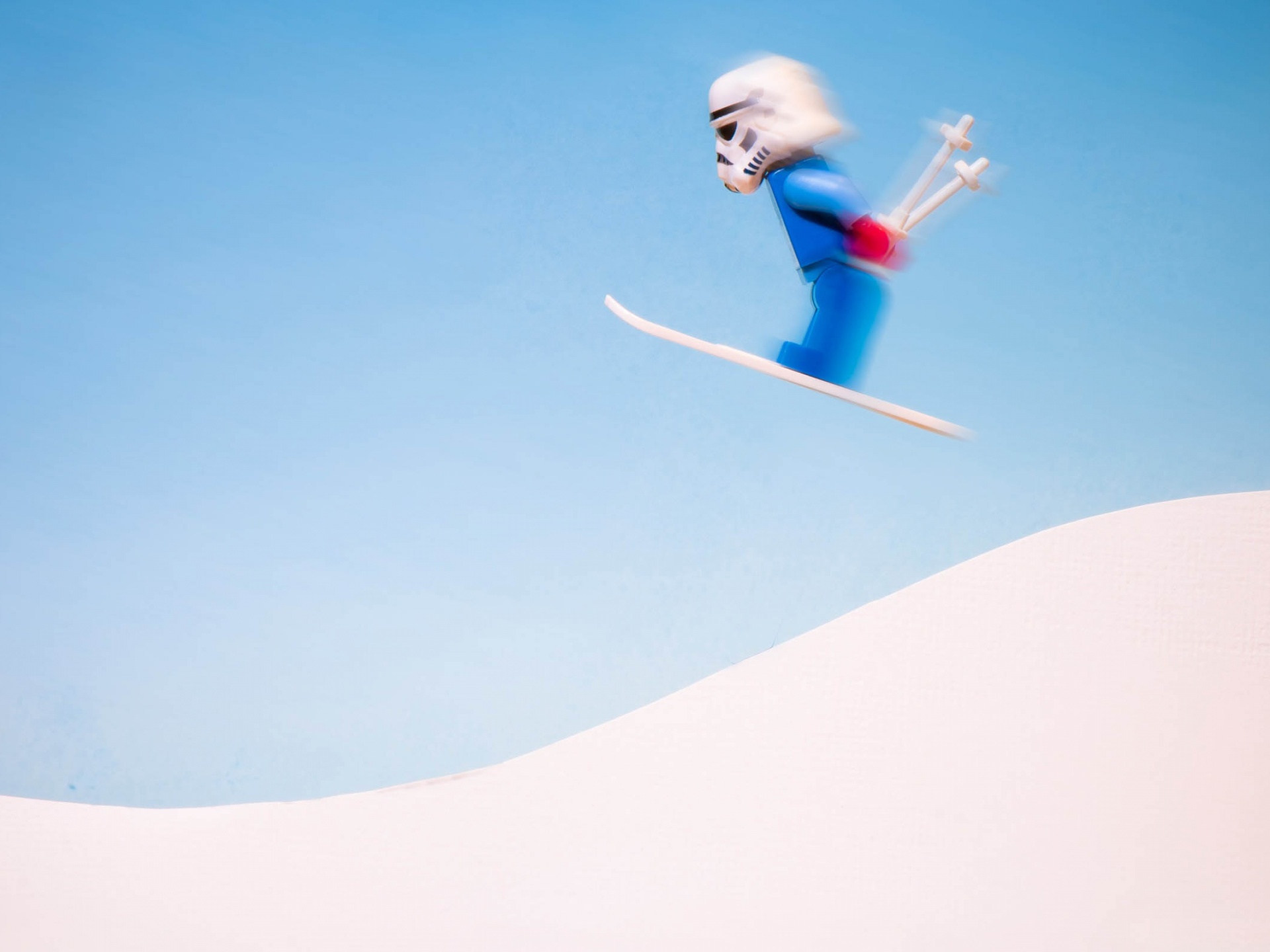 Stormtrooper Skiing