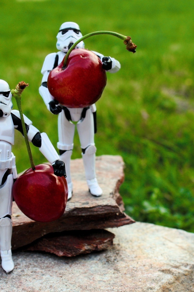 Stormtroopers Fruits Funny Toys Cherries