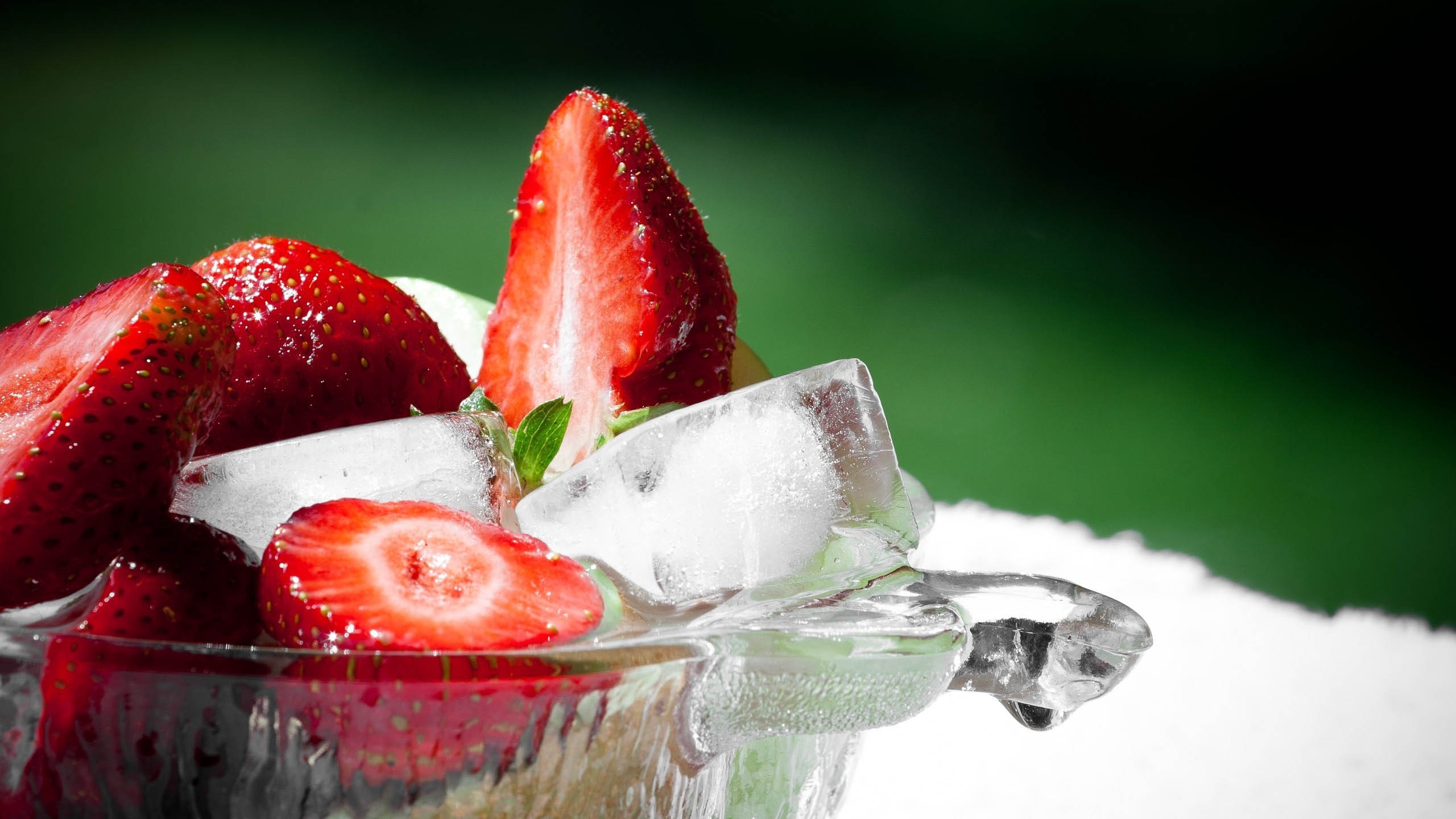 Strawberry And Ice