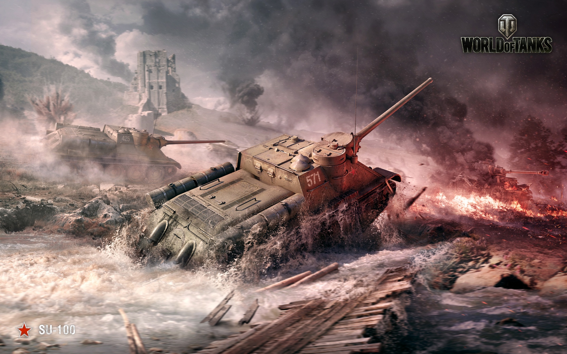 Su-100 World Of Tanks