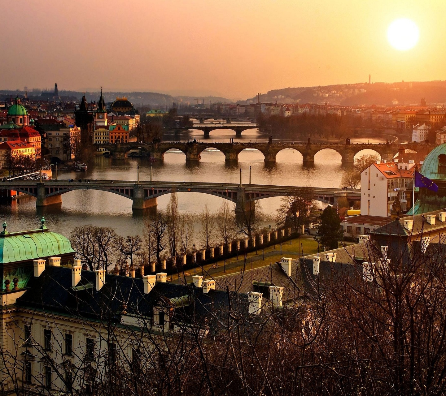 Sunrise In Prague