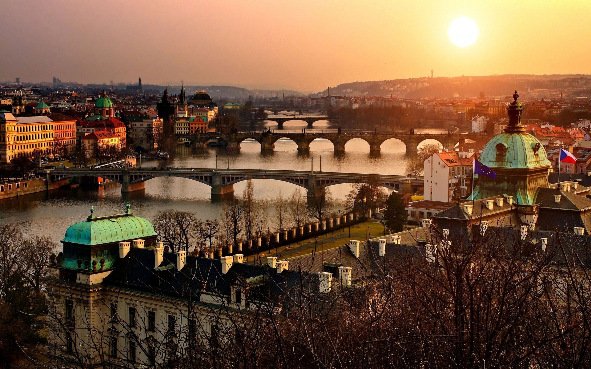 Sunrise In Prague