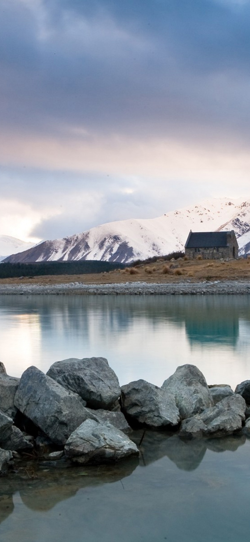 Sunrise Over Cold Lake Tekapo