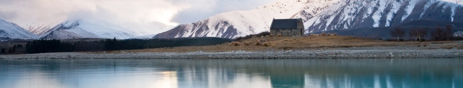 Sunrise Over Cold Lake Tekapo