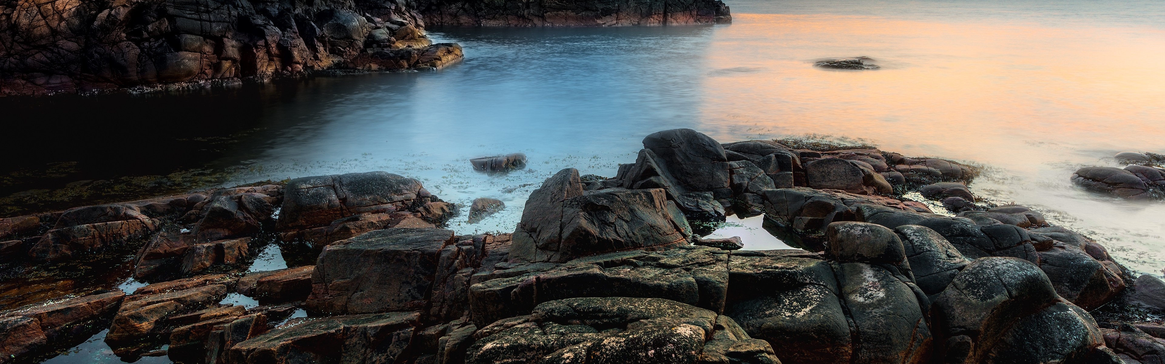 Sunset At A Rocky Coast