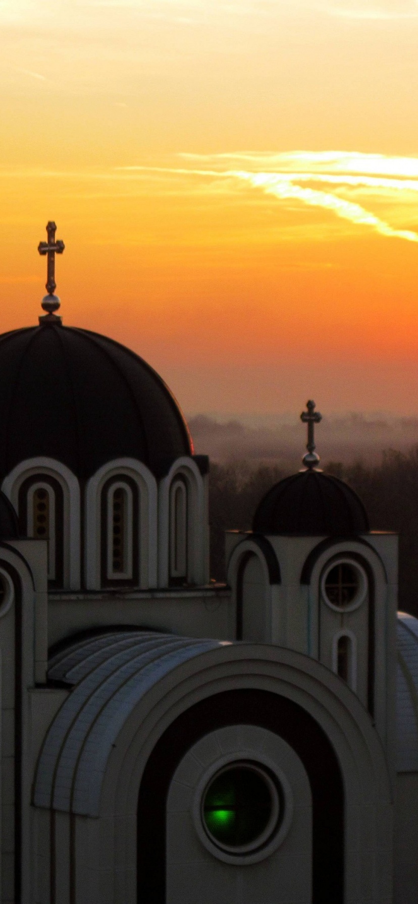 Sunset Belgrade Central Serbia Serbia