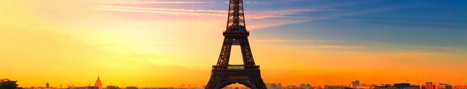 Sunset In Paris Wallpaper