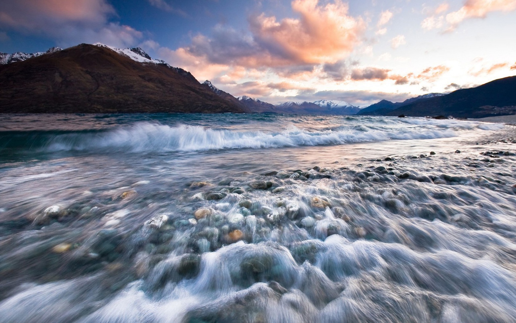 Sunset Near Queenstown New Zealand