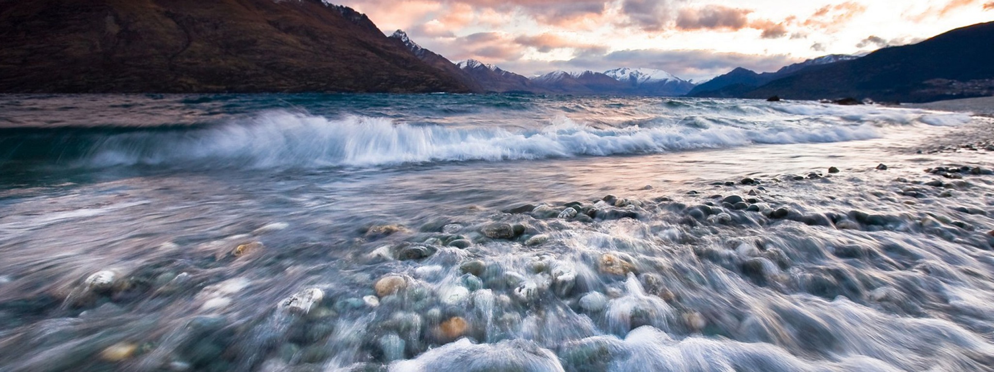 Sunset Near Queenstown New Zealand