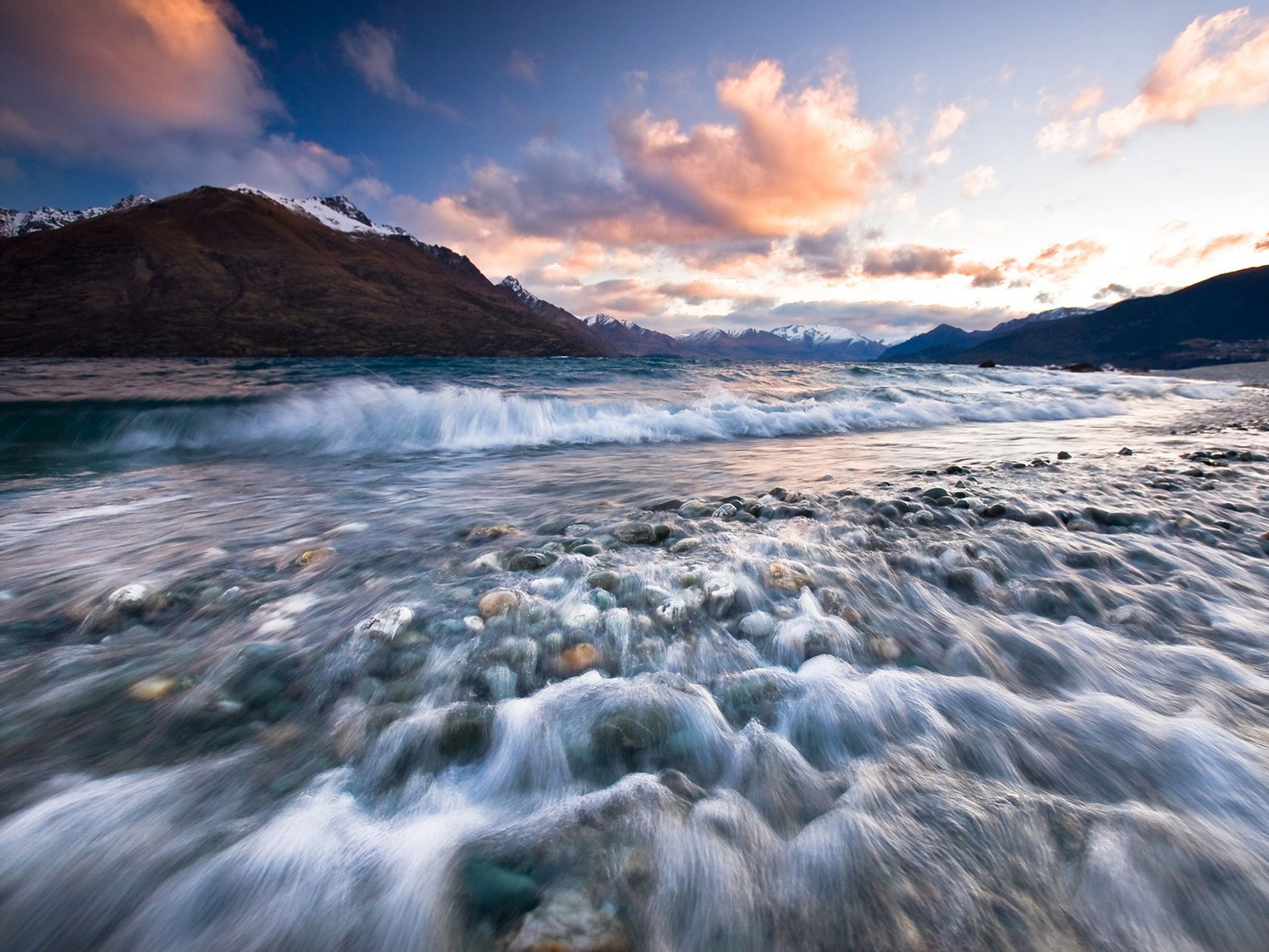 Sunset Near Queenstown New Zealand