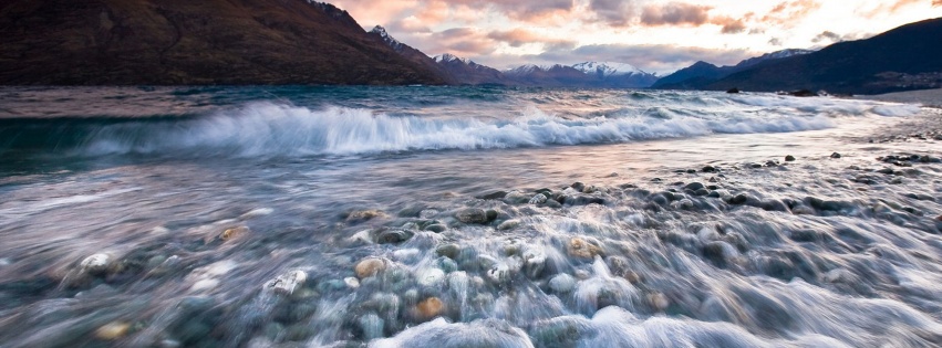 Sunset Near Queenstown New Zealand