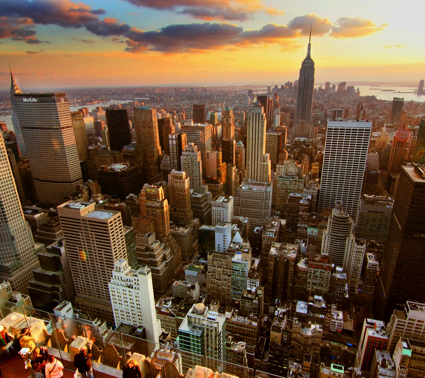 Sunset Over New York City