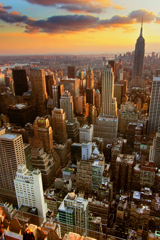 Sunset Over New York City