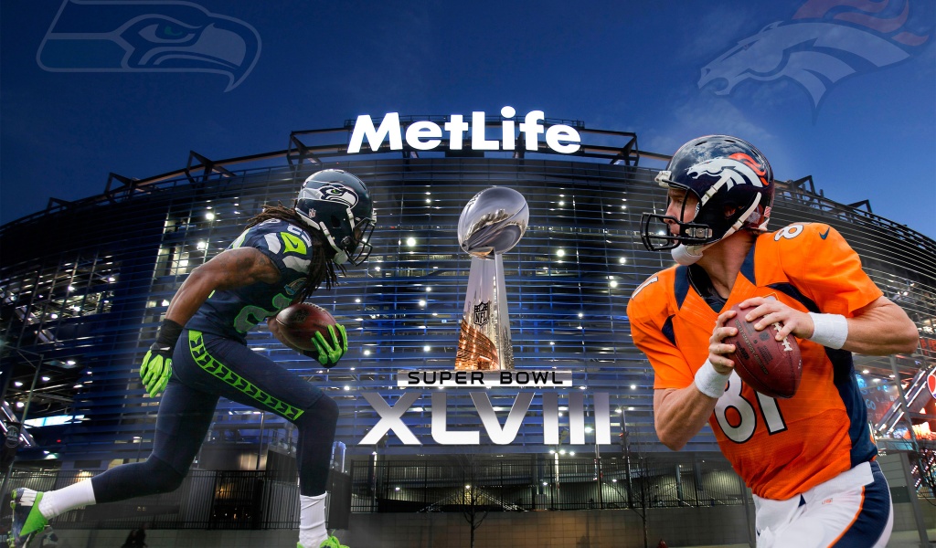 Super Bowl 2014 - Sherman Vs Manning