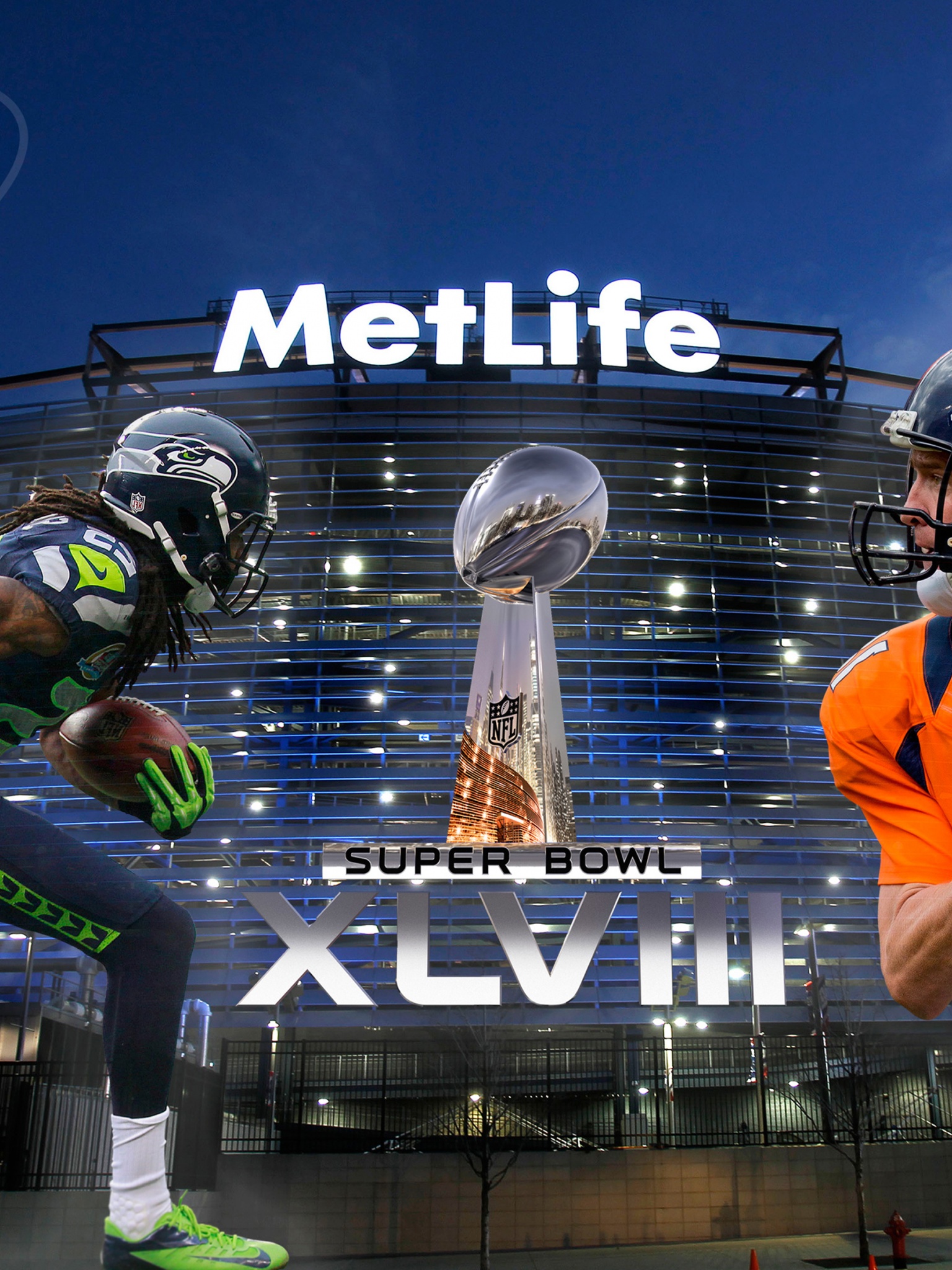 Super Bowl 2014 - Sherman Vs Manning