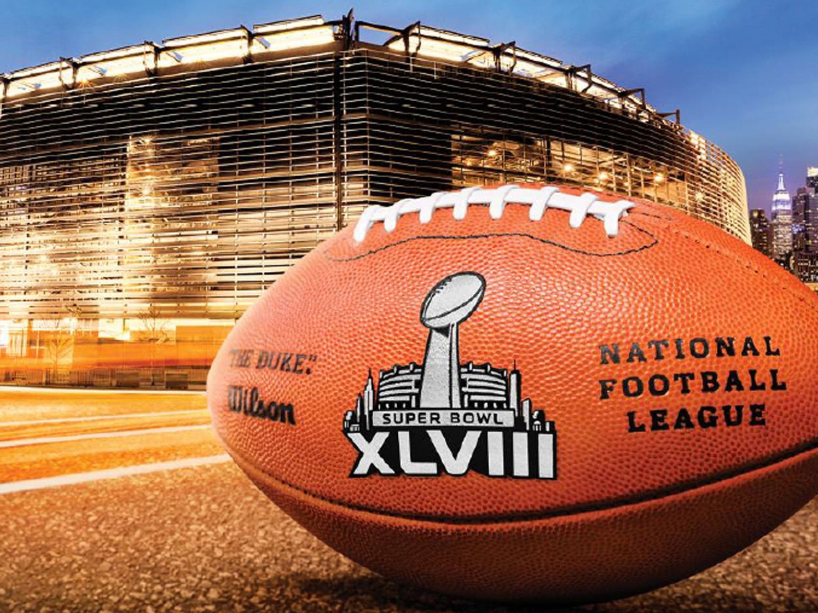 Super Bowl 2014 XLVIII NFL Ball