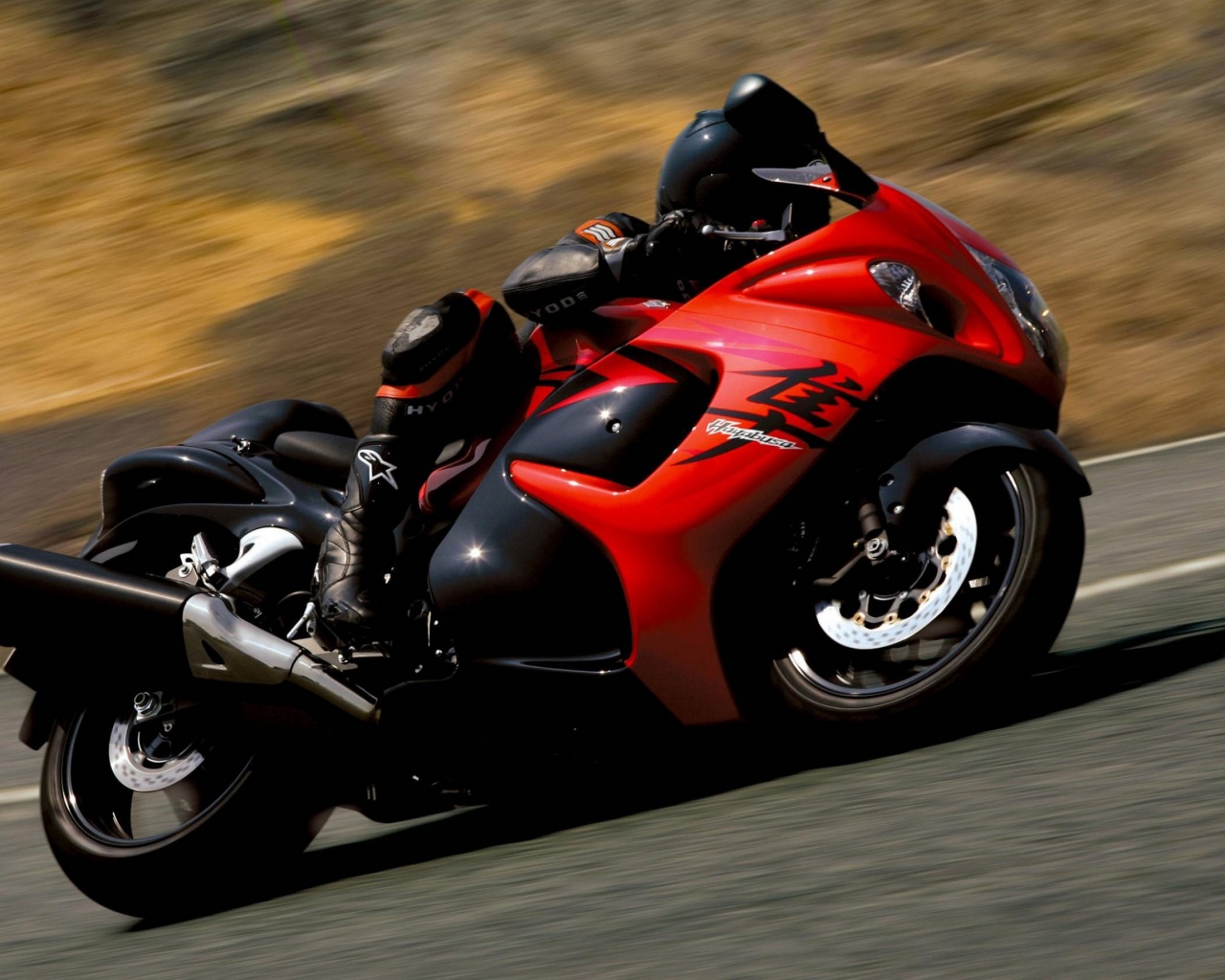 Suzuki Hayabusa Red-Black