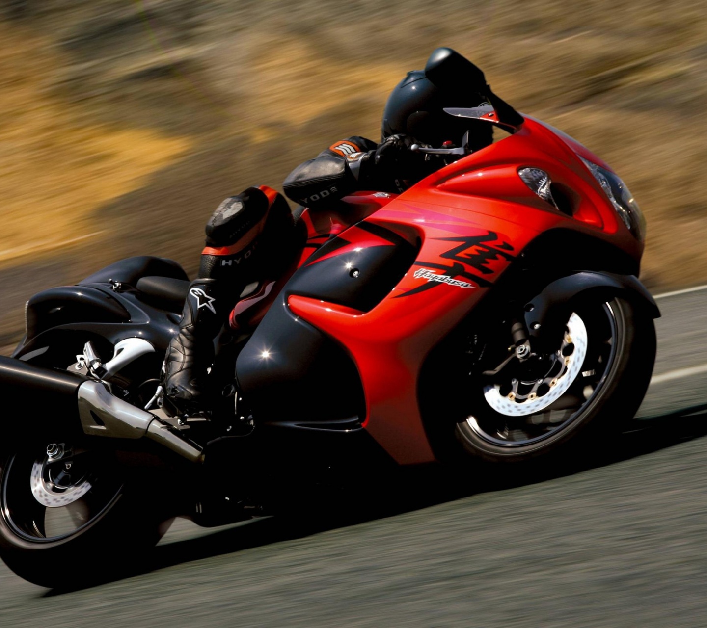 Suzuki Hayabusa Red-Black