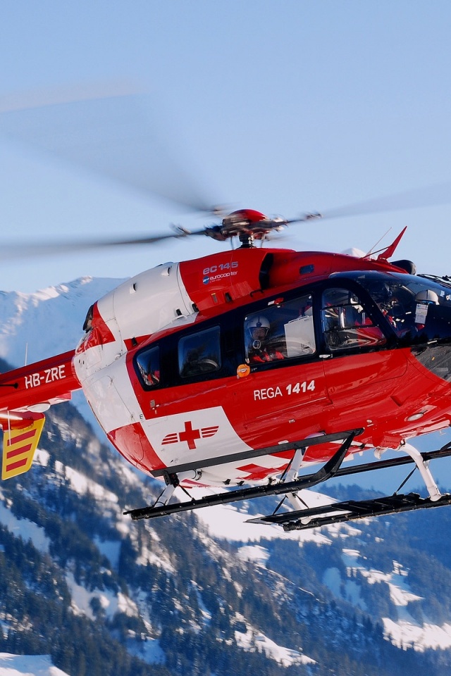 Switzerland Mountain Helicopter