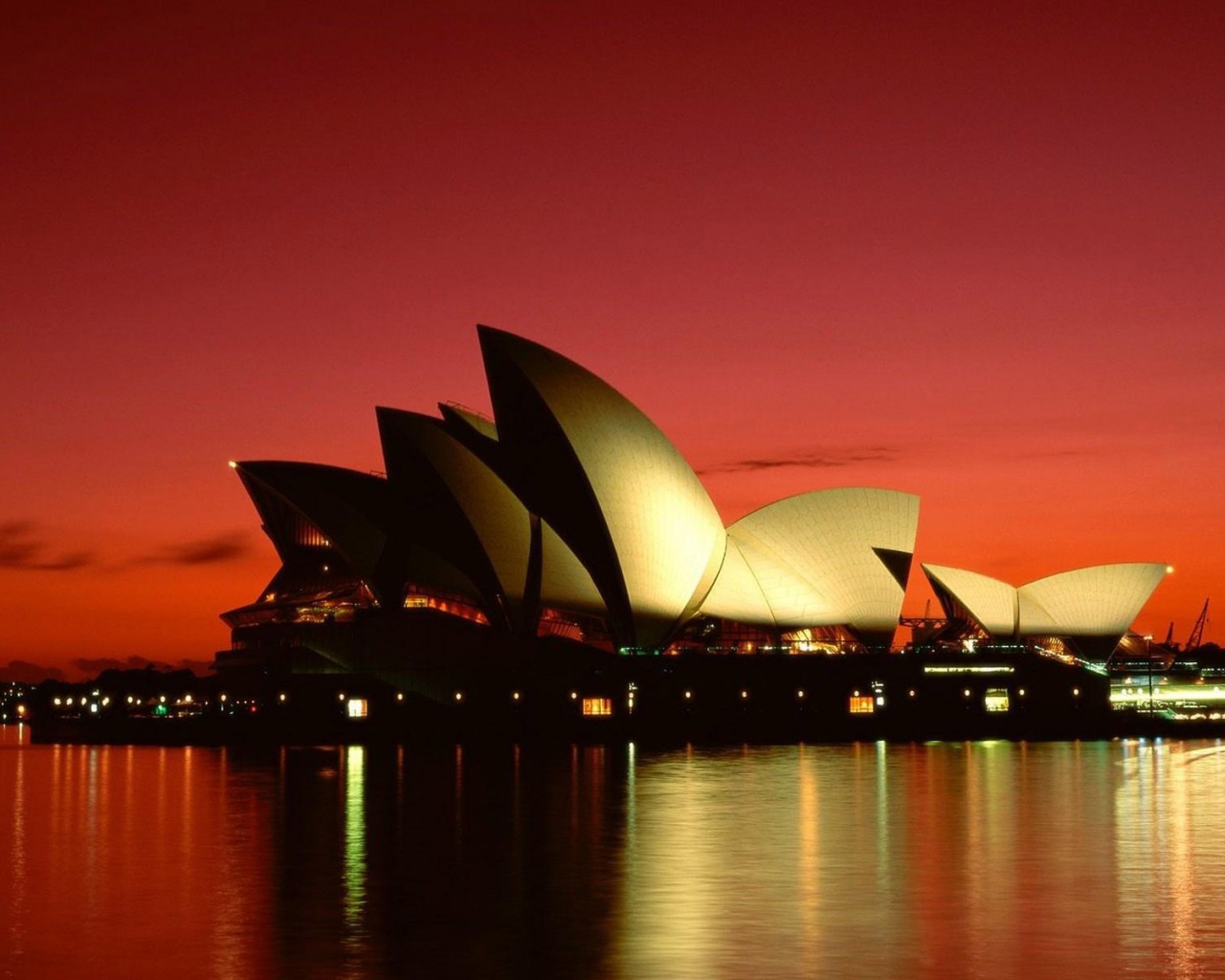 Sydney Opera House At Night