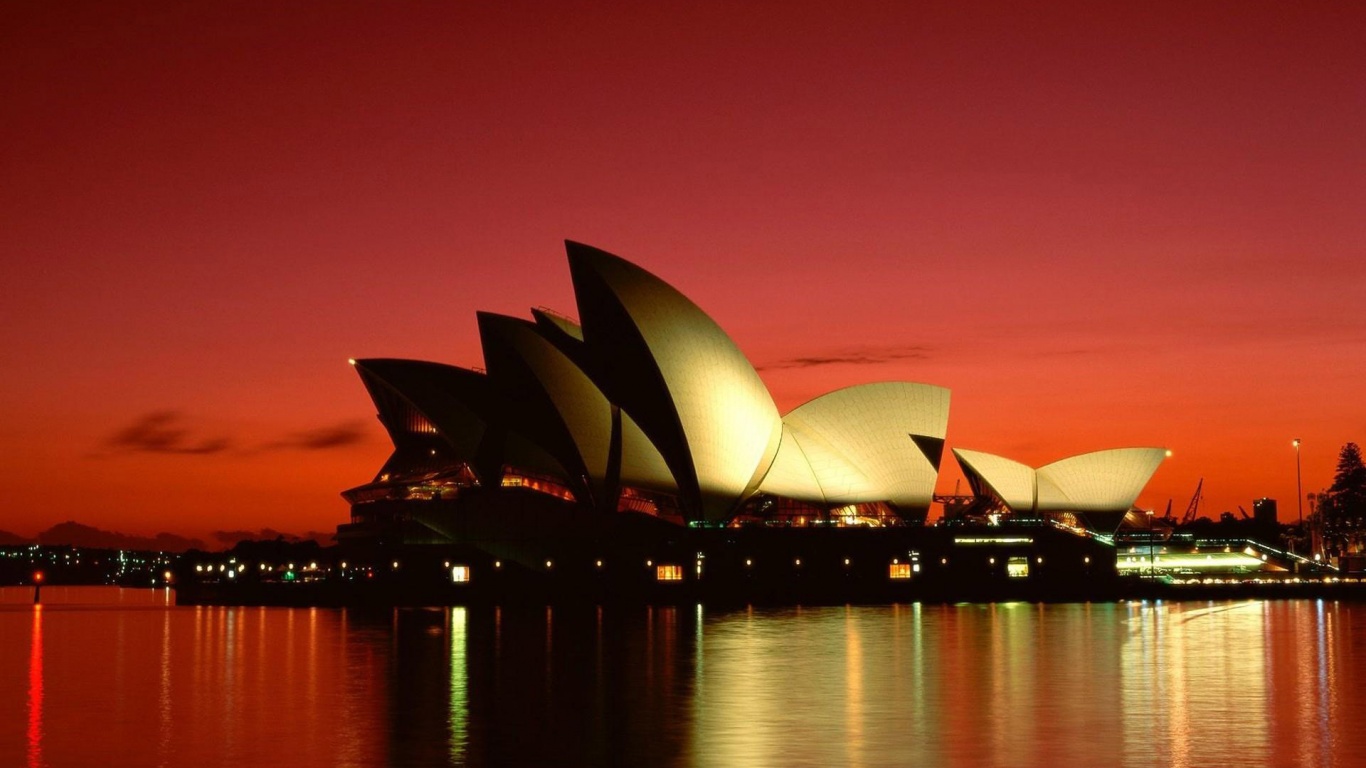 Sydney Opera House At Night