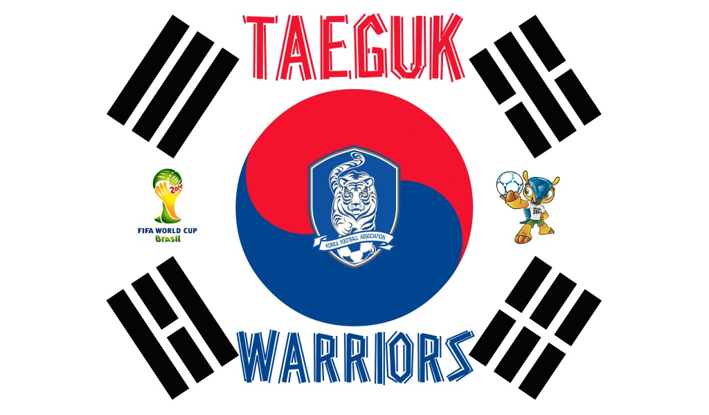 Taeguk Warriors South Korea Football Logo