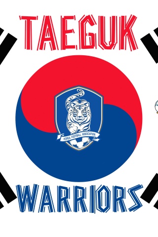 Taeguk Warriors South Korea Football Logo