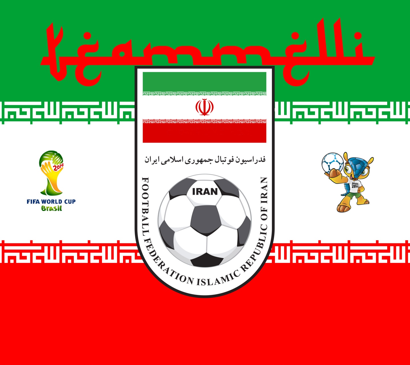 Team Melli Iran Football Crest Logo