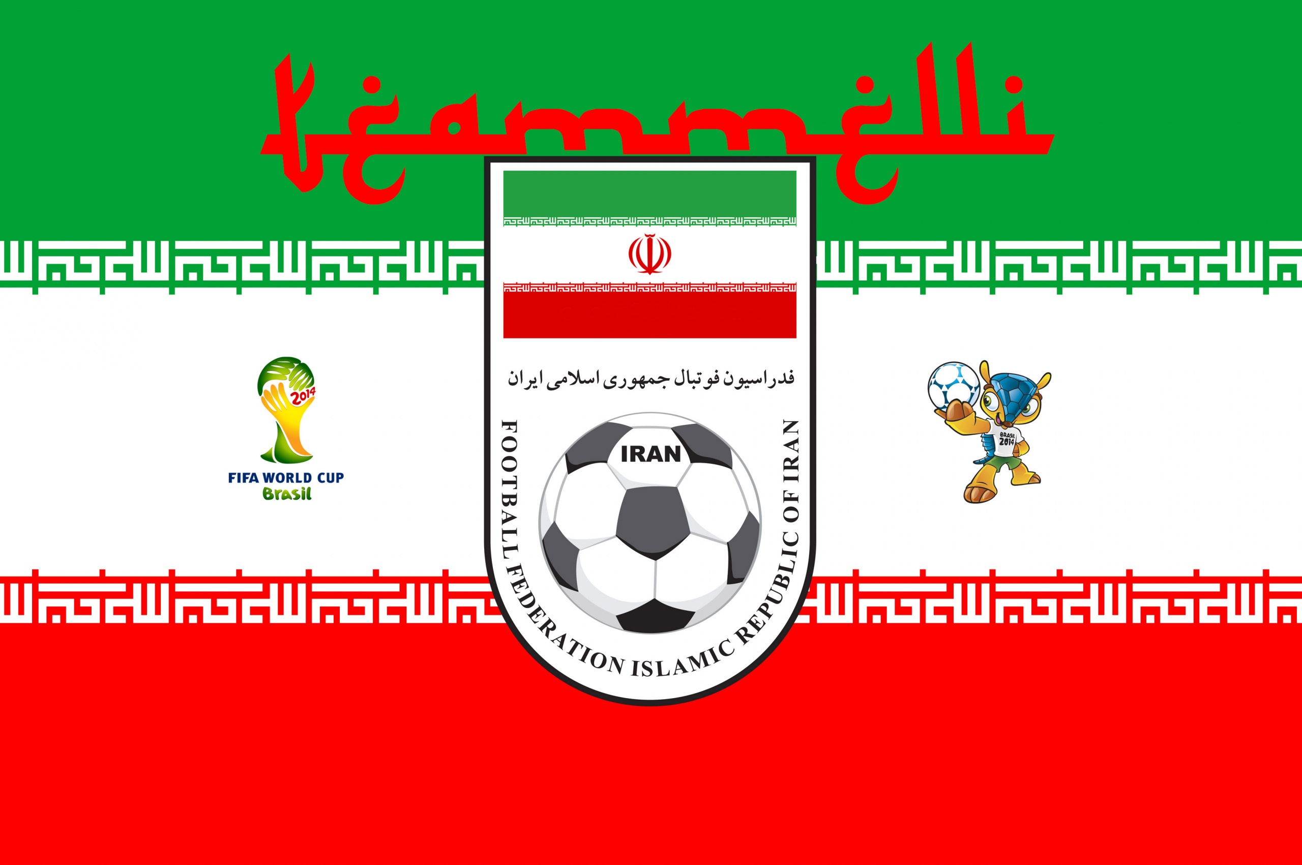 Team Melli Iran Football Crest Logo