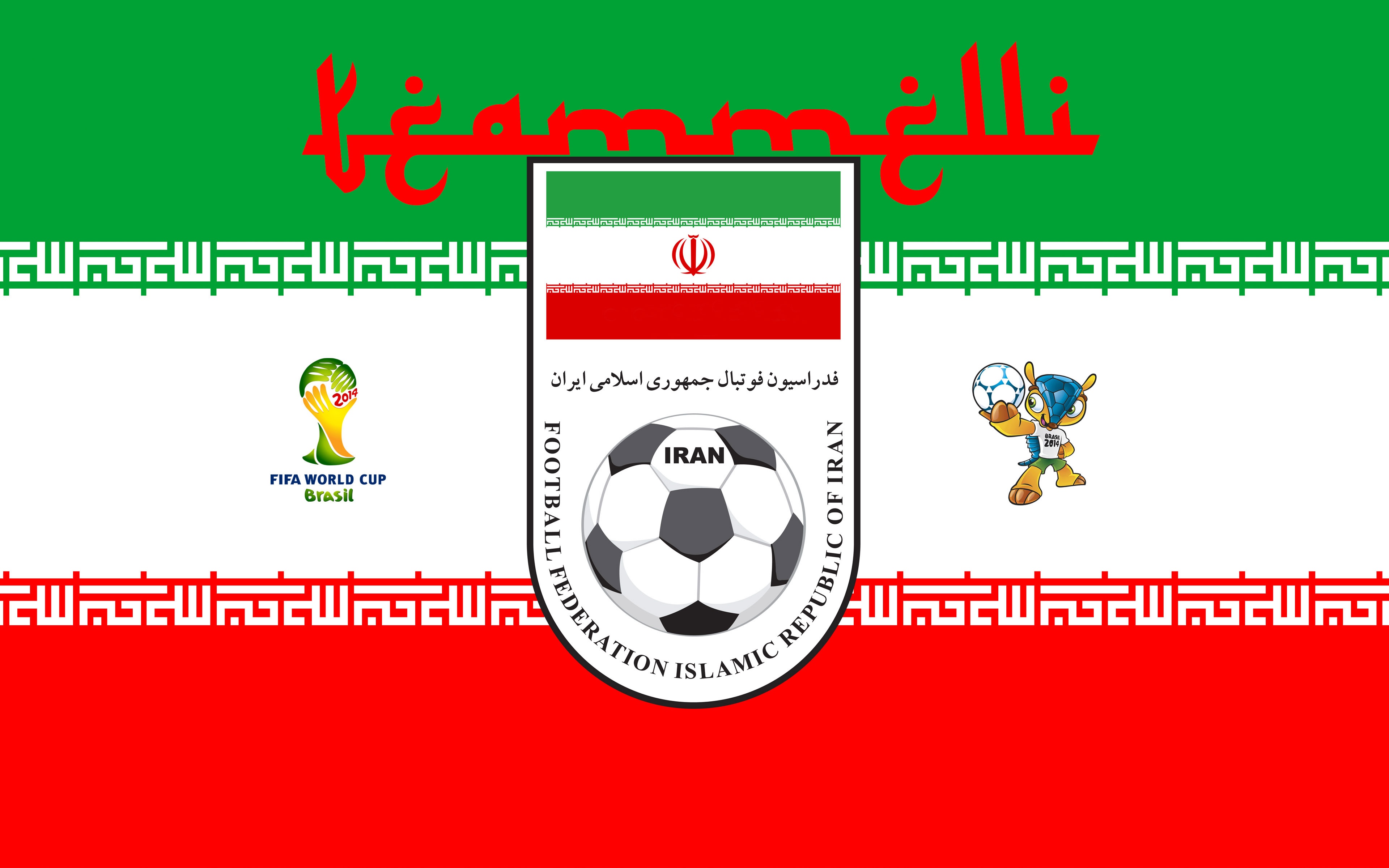 Team Melli Iran Football Crest Logo