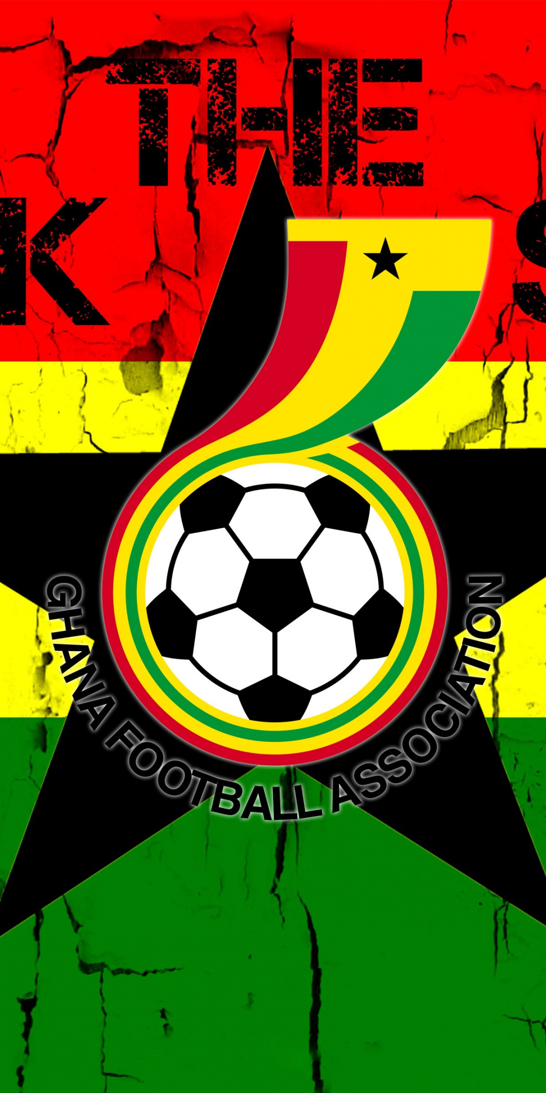 The Black Stars Ghana Football Logo