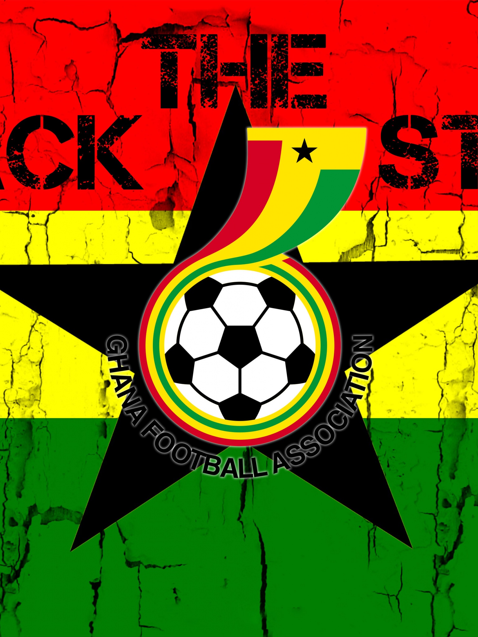 The Black Stars Ghana Football Logo