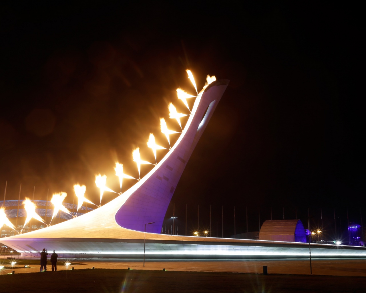 The Olympic Flame - Sochi 2014