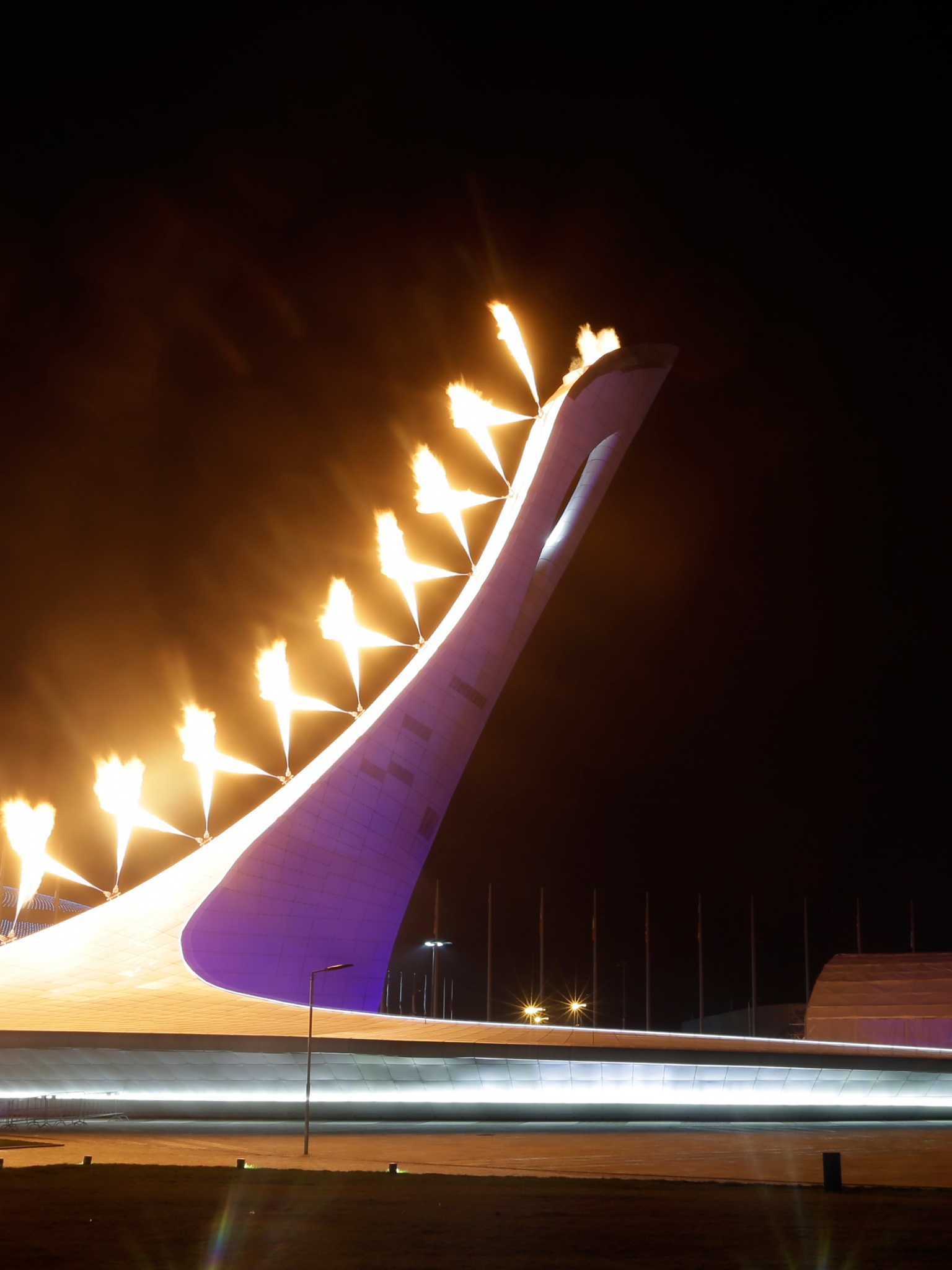 The Olympic Flame - Sochi 2014