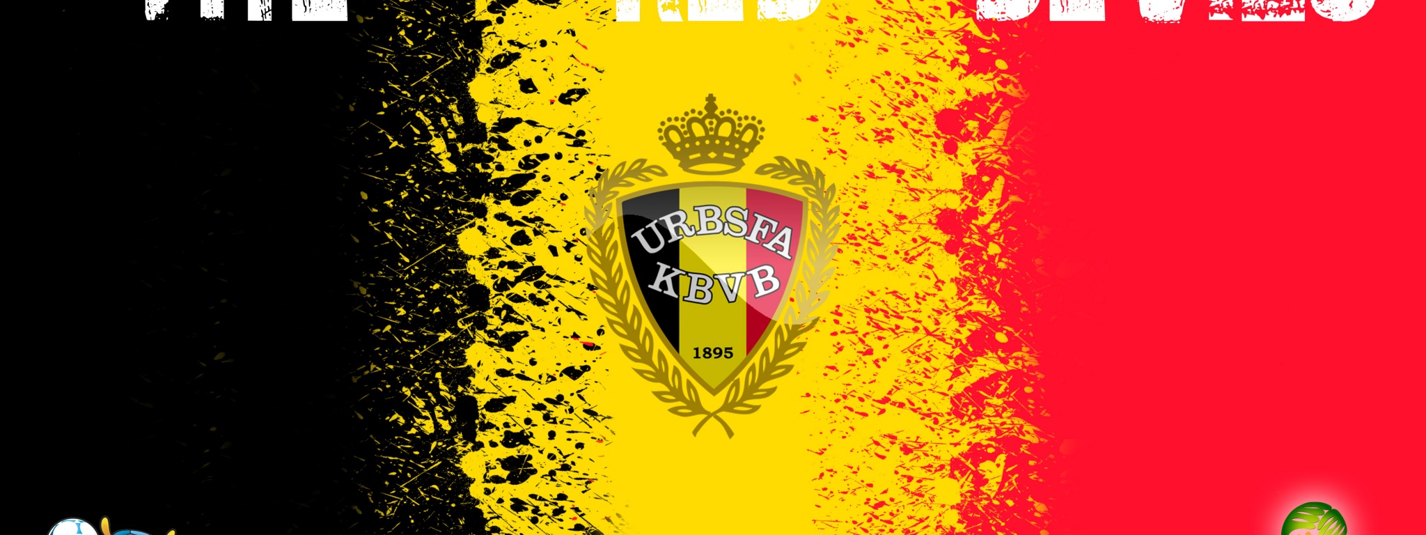 The Red Devils Belgium Football Crest Logo