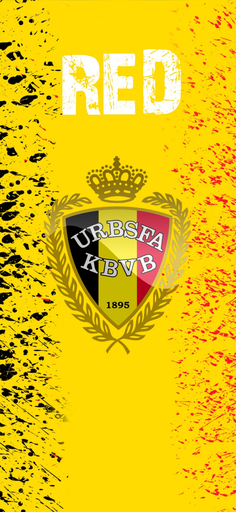 The Red Devils Belgium Football Crest Logo