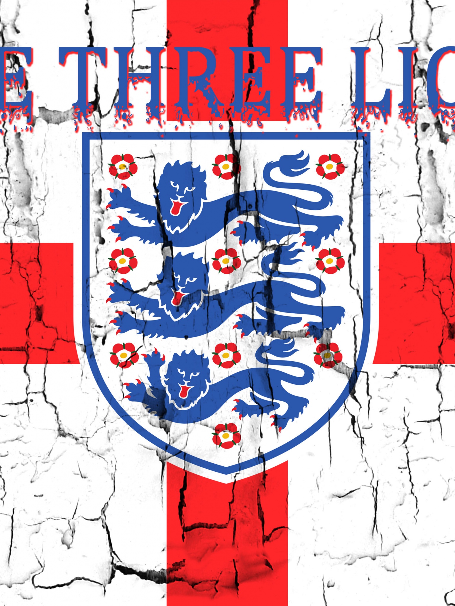 The Three Lions England Football Crest