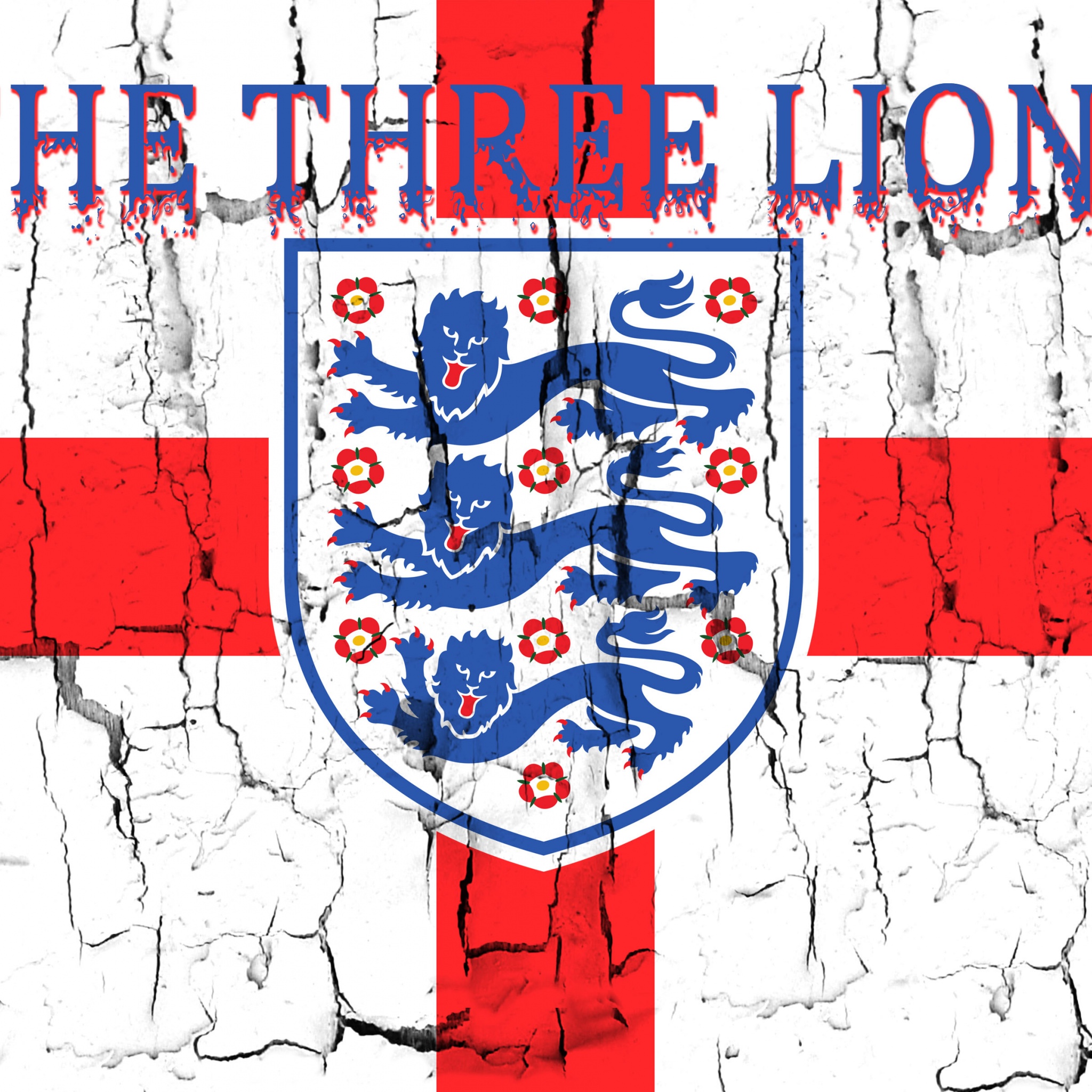 The Three Lions England Football Crest