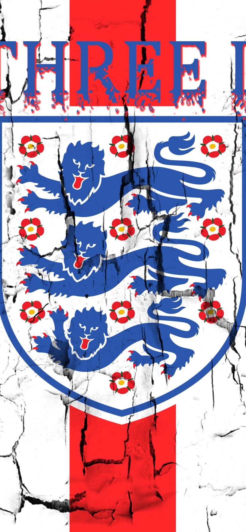 The Three Lions England Football Crest