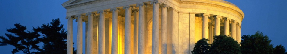 Thomas Jefferson Memorial At Dusk Washington Dc United States