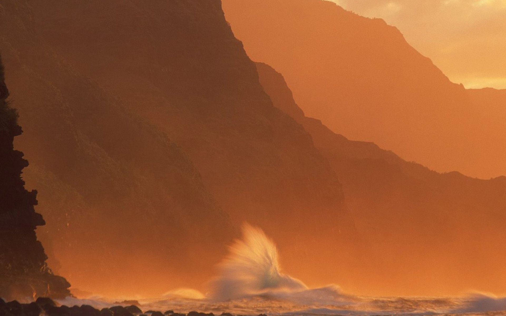 Tide Napali Coast Kauai